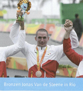Proficiat aan Jonas Van De Steene op de Paralympics Rio 2016 De Rijcker GO